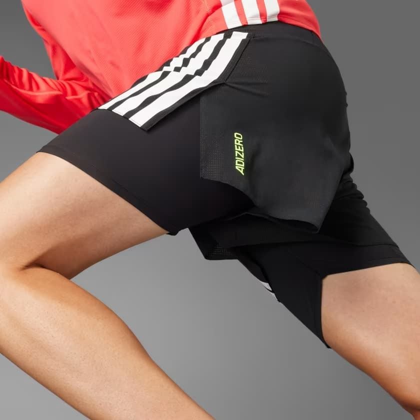  Quần Đùi Chạy Nam ADIDAS Adizero 2I1 M JD4202 