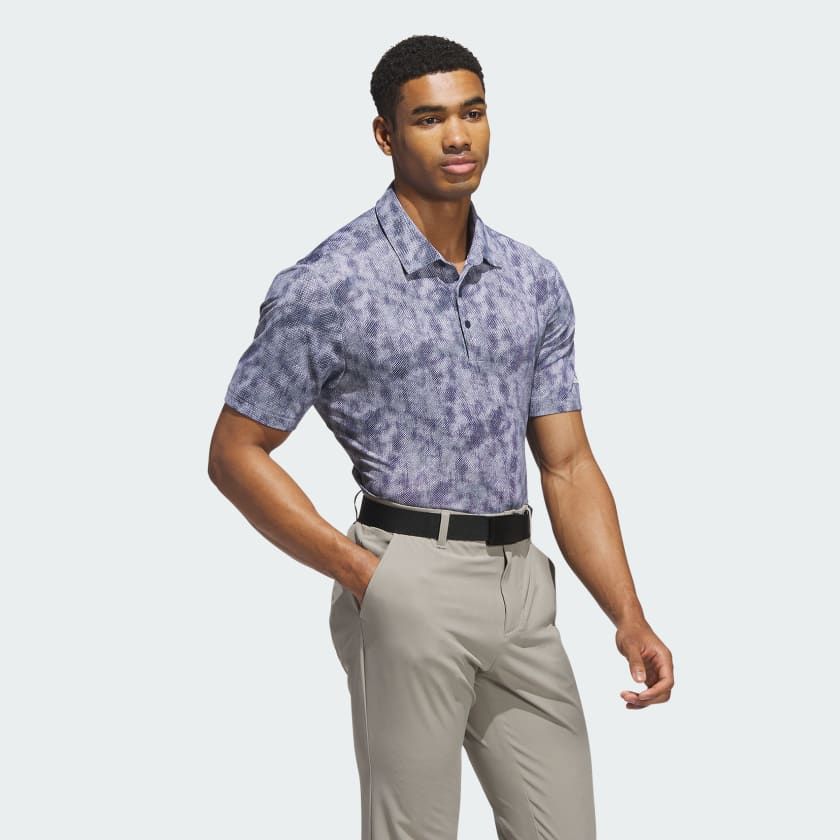  Áo Polo Golf Nam ADIDAS Ult365 Textured Print Polo JL5289 