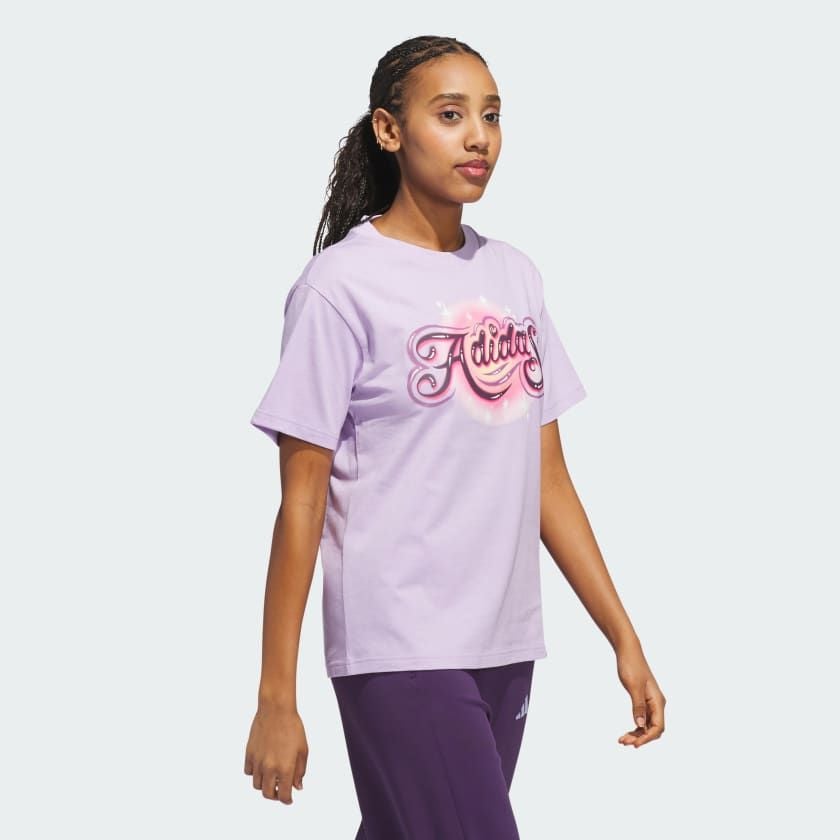  Áo Phông - Áo thun Thể Thao Nữ ADIDAS W Airbrush T JM1797 