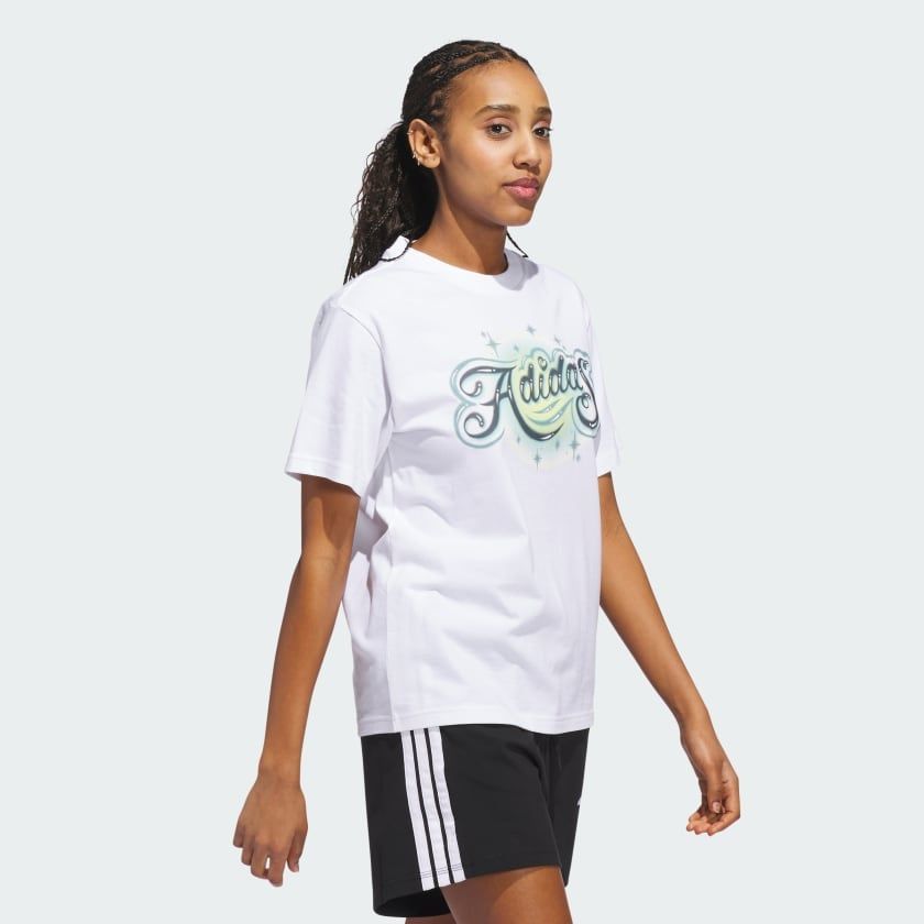  Áo Phông - Áo thun Thể Thao Nữ ADIDAS W Airbrush T JM1798 