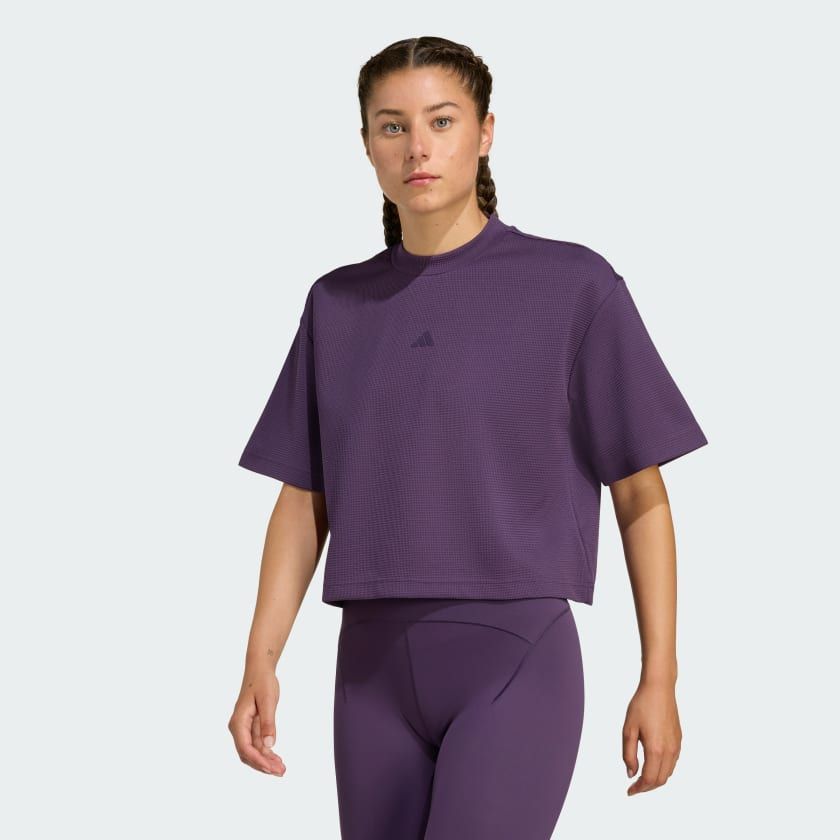  Áo Phông - Áo thun Tập Luyện Nữ ADIDAS Yga Motion T JM4478 