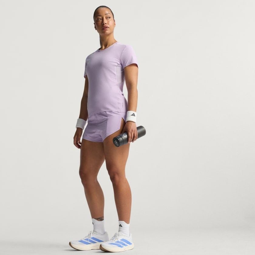  Áo Phông - Áo thun Chạy Nữ ADIDAS Adizero E Tee JM8336 