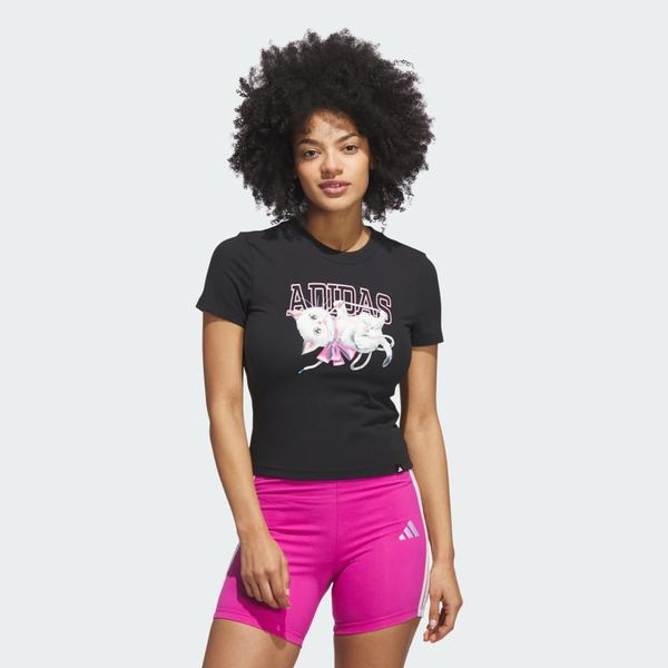  Áo Phông - Áo thun Thể Thao Nữ ADIDAS W Co Cat Cro T JN2548 