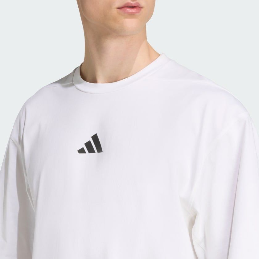  Áo Phông - Áo thun Tập Luyện Nam ADIDAS Oversize Tee JV9683 