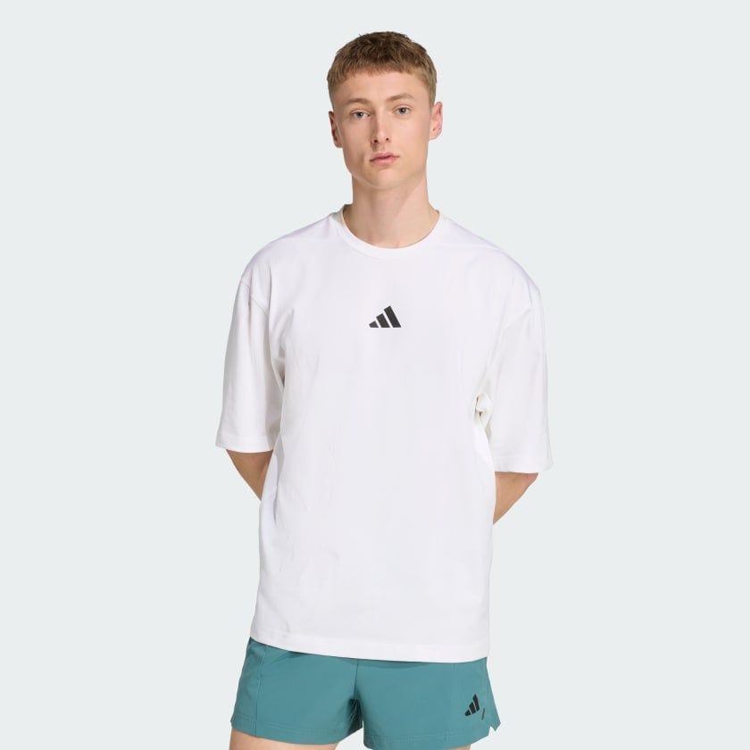  Áo Phông - Áo thun Tập Luyện Nam ADIDAS Oversize Tee JV9683 