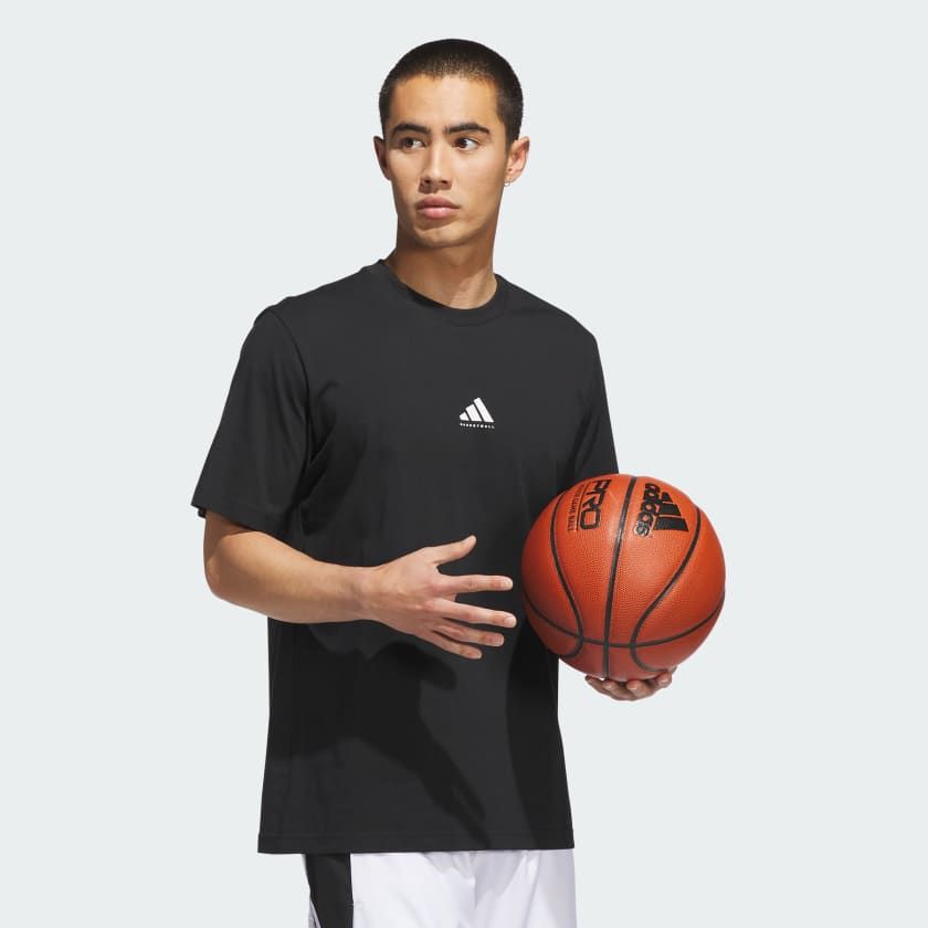  Áo Phông - Áo thun Bóng Rổ Nam ADIDAS Bb Found Tee JX0083 
