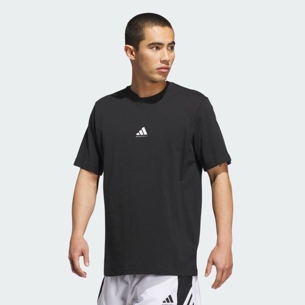  Áo Phông - Áo thun Bóng Rổ Nam ADIDAS Bb Found Tee JX0083 