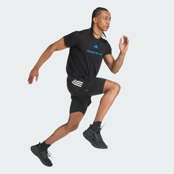  Áo Phông - Áo thun Chạy Unisex ADIDAS Flw The Line T JX3181 