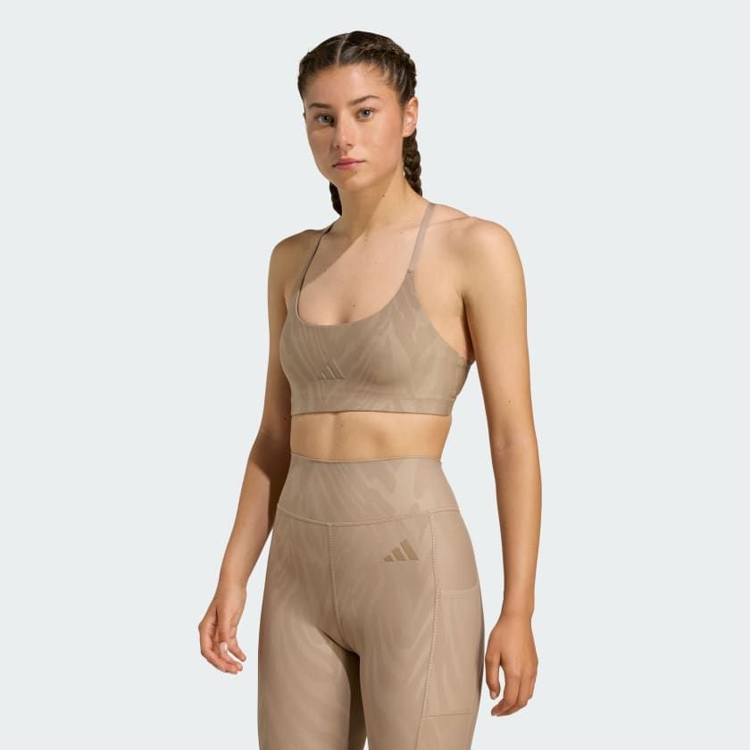  Áo Ngực Thể Thao Tập Luyện Nữ ADIDAS Ls Aop Bra JX4741 
