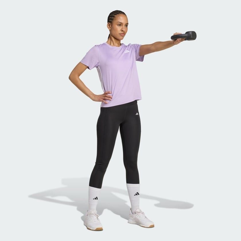  Áo Phông - Áo thun Tập Luyện Nữ ADIDAS We 3S Crew Tee JY2137 