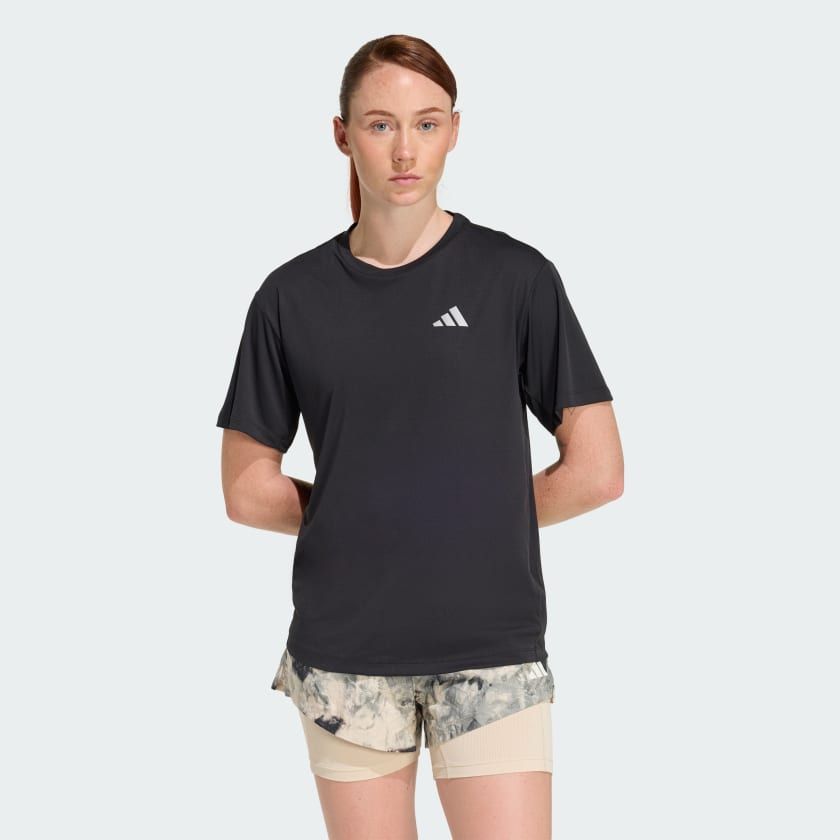  Áo Phông - Áo thun Chạy Nữ ADIDAS Run Ess Tee W JZ7808 