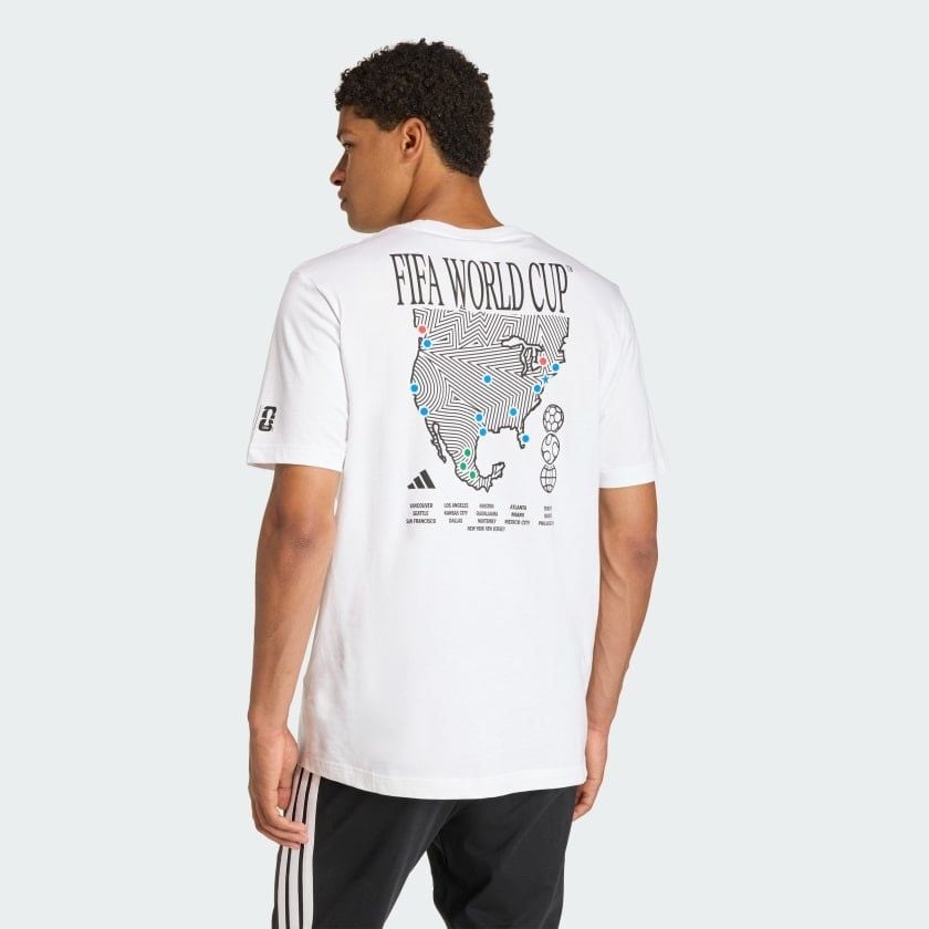  Áo Phông - Áo thun Thể Thao Nam ADIDAS M Ftb Wc Map T KB2530 