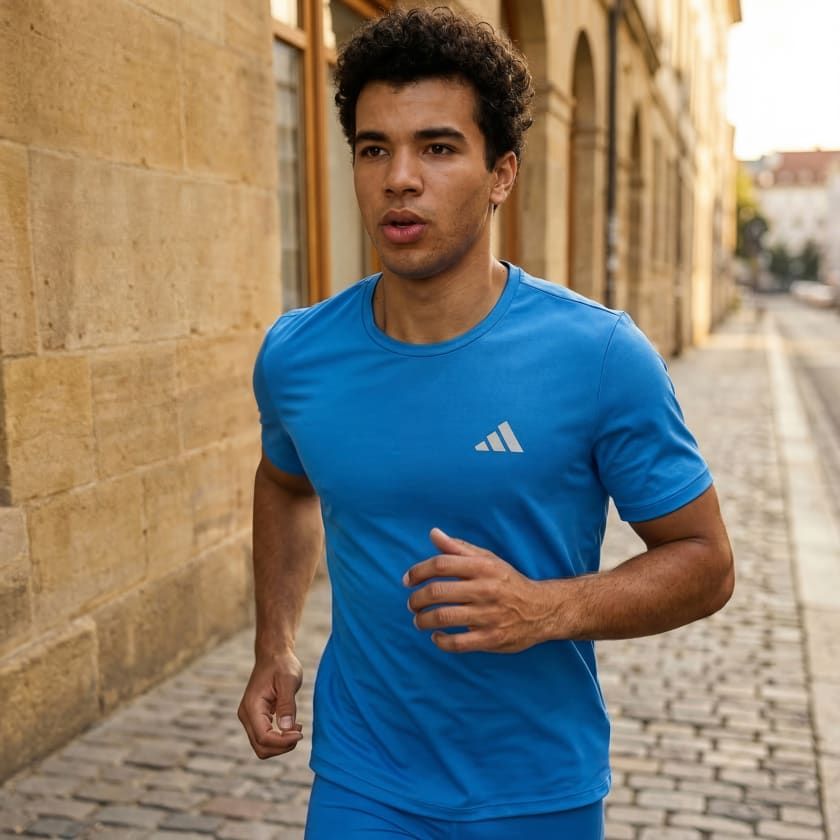  Áo Phông - Áo thun Chạy Nam ADIDAS Run Ess Tee M KB5966 