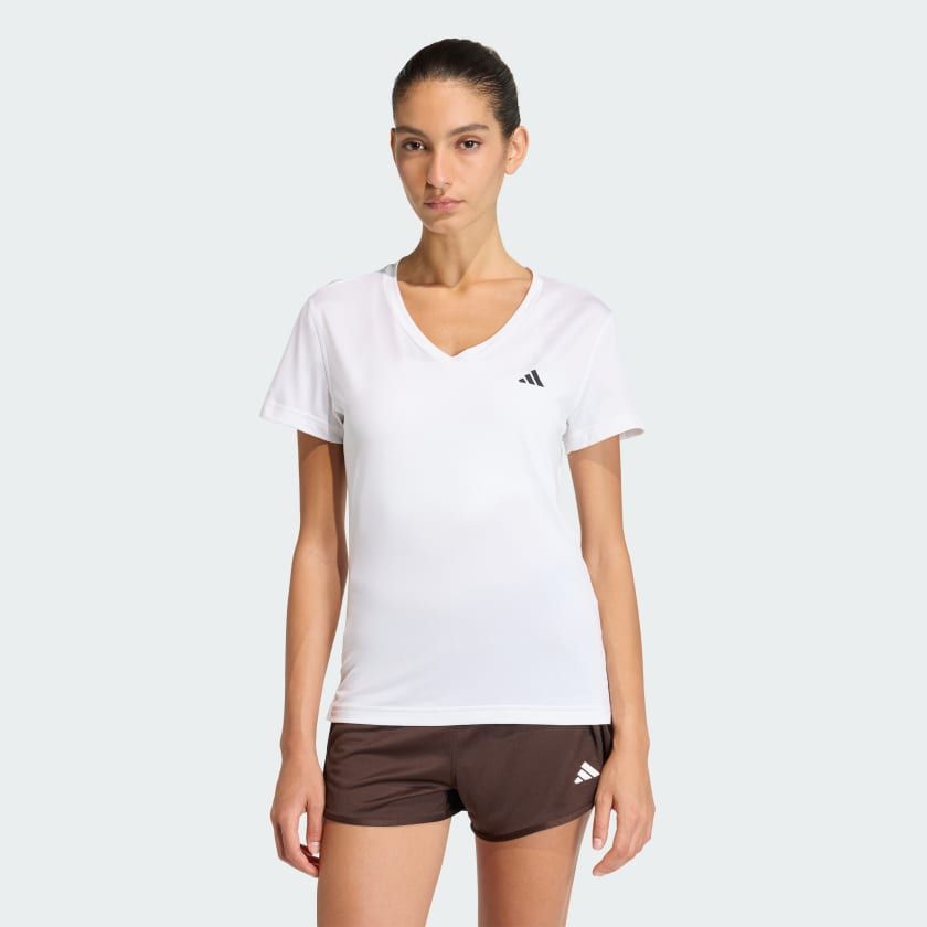  Áo Phông - Áo thun Tập Luyện Nữ ADIDAS We Min V Nk Tee KB9595 
