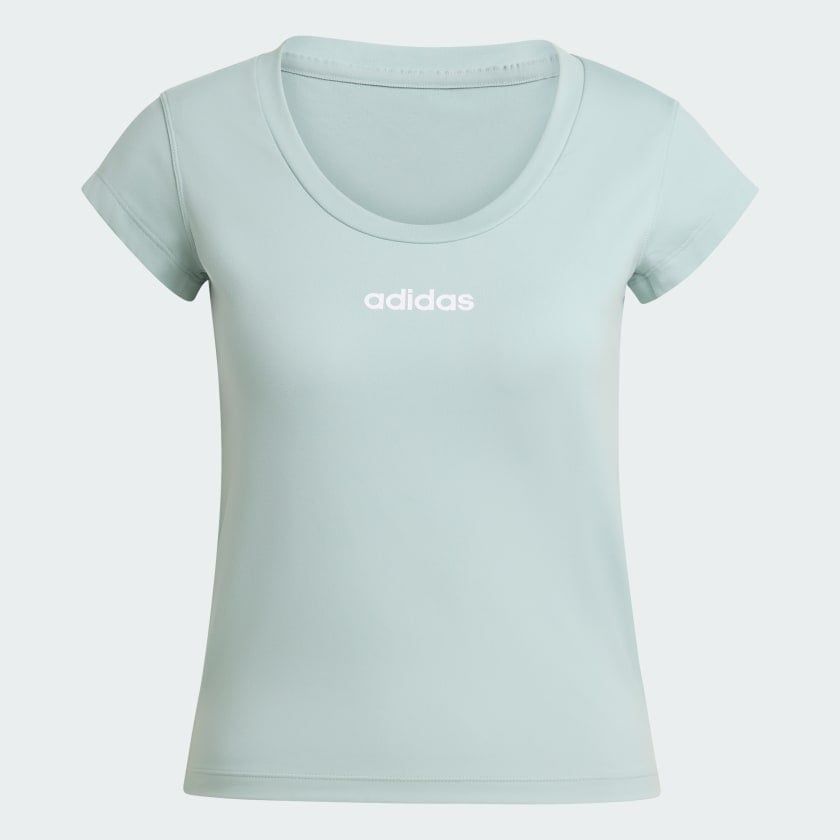 Áo Phông - Áo thun Tập Luyện Nữ ADIDAS Q1 Hyg Baby Tee KC7677 