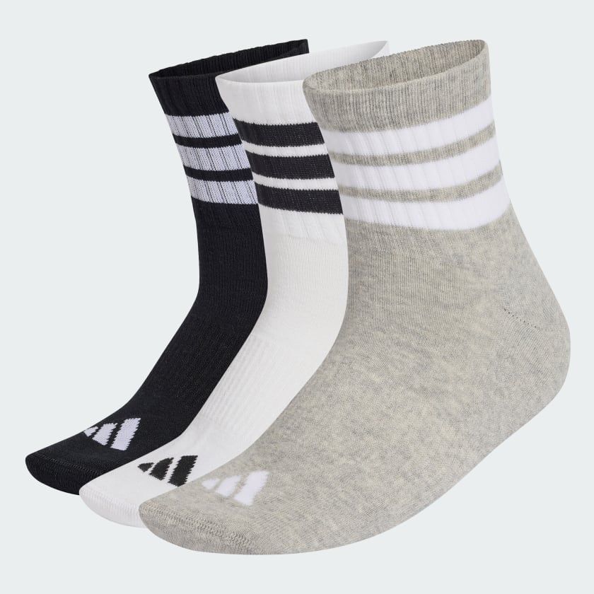  Vớ Tập Luyện Unisex ADIDAS 3S Ess C Mid 3P KC9618 