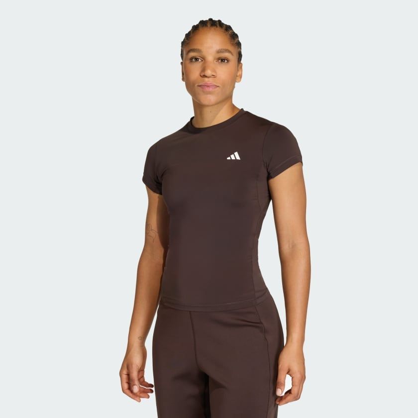  Áo Phông - Áo thun Tập Luyện Nữ ADIDAS Pwr Ess C Tee KD0114 