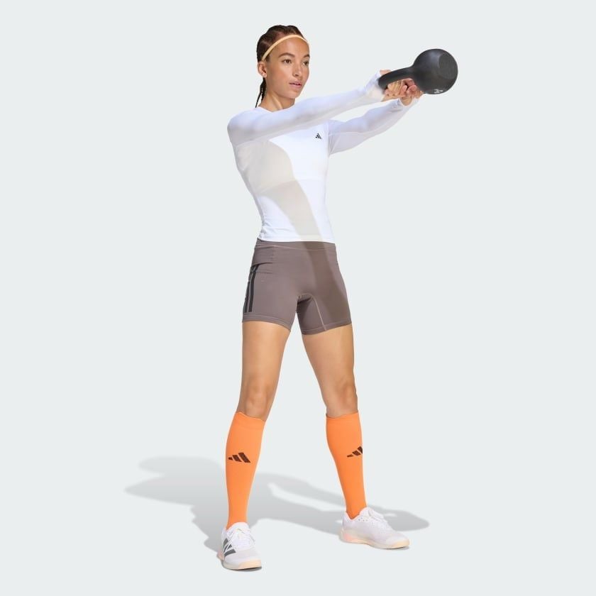  Áo Phông - Áo thun Tập Luyện Nữ ADIDAS Pwr Ess C Ls KD2211 