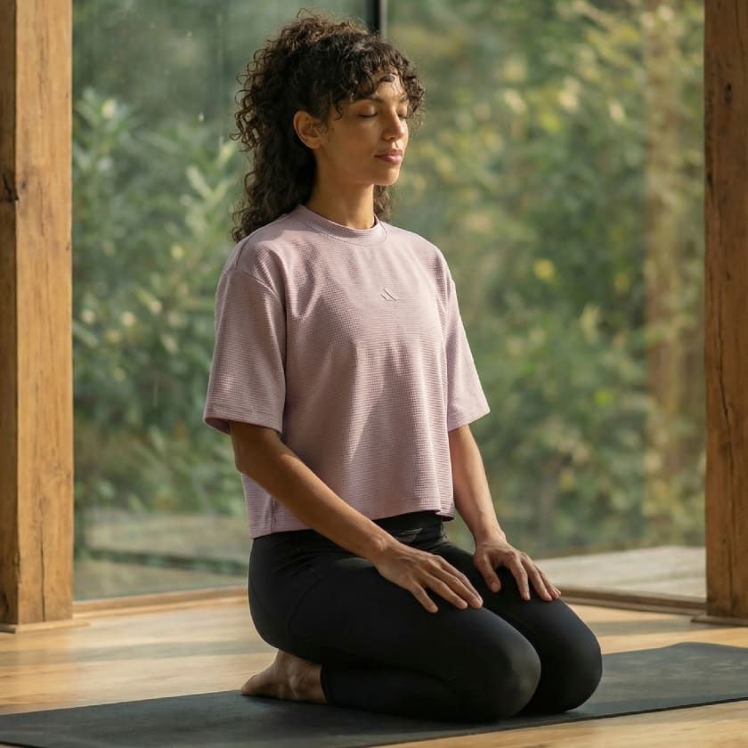  Áo Phông - Áo thun Tập Luyện Nữ ADIDAS Motion  T-Shirt KD2706 