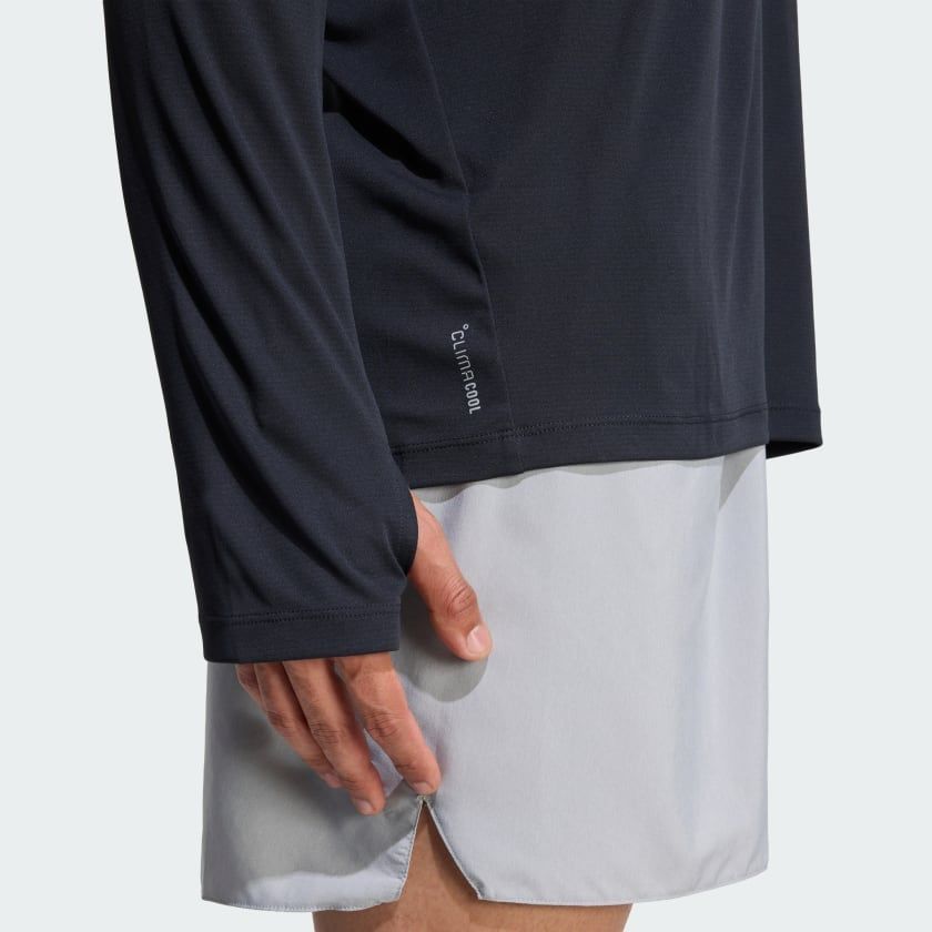  Áo Phông - Áo thun Chạy Nam ADIDAS Run Ess Ls M KE8424 