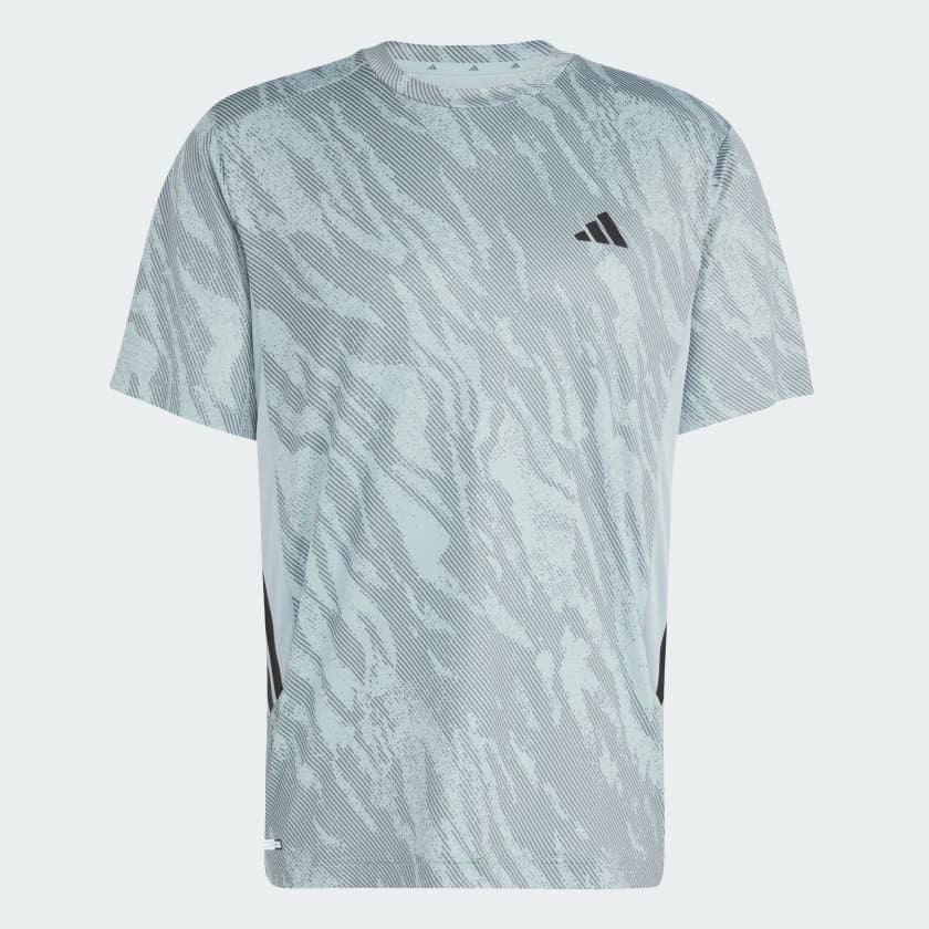  Áo Phông - Áo thun Tập Luyện Nam ADIDAS Techess Aop T KQ7536 