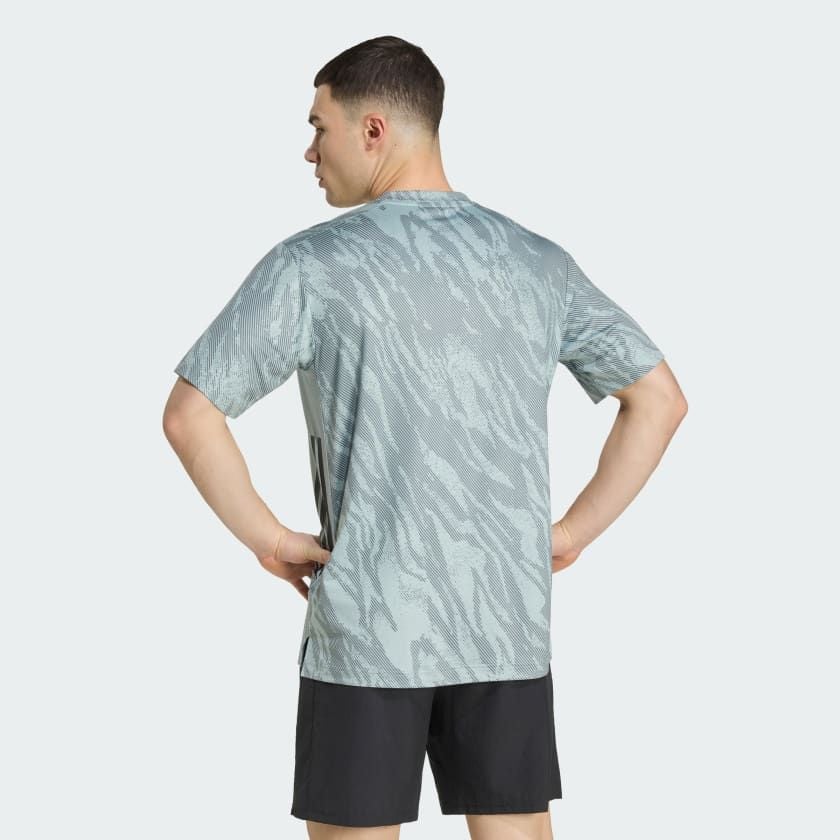  Áo Phông - Áo thun Tập Luyện Nam ADIDAS Techess Aop T KQ7536 