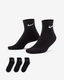  Vớ Tập Luyện Nam NIKE Nike Everyday Cushioned SX7667-010 