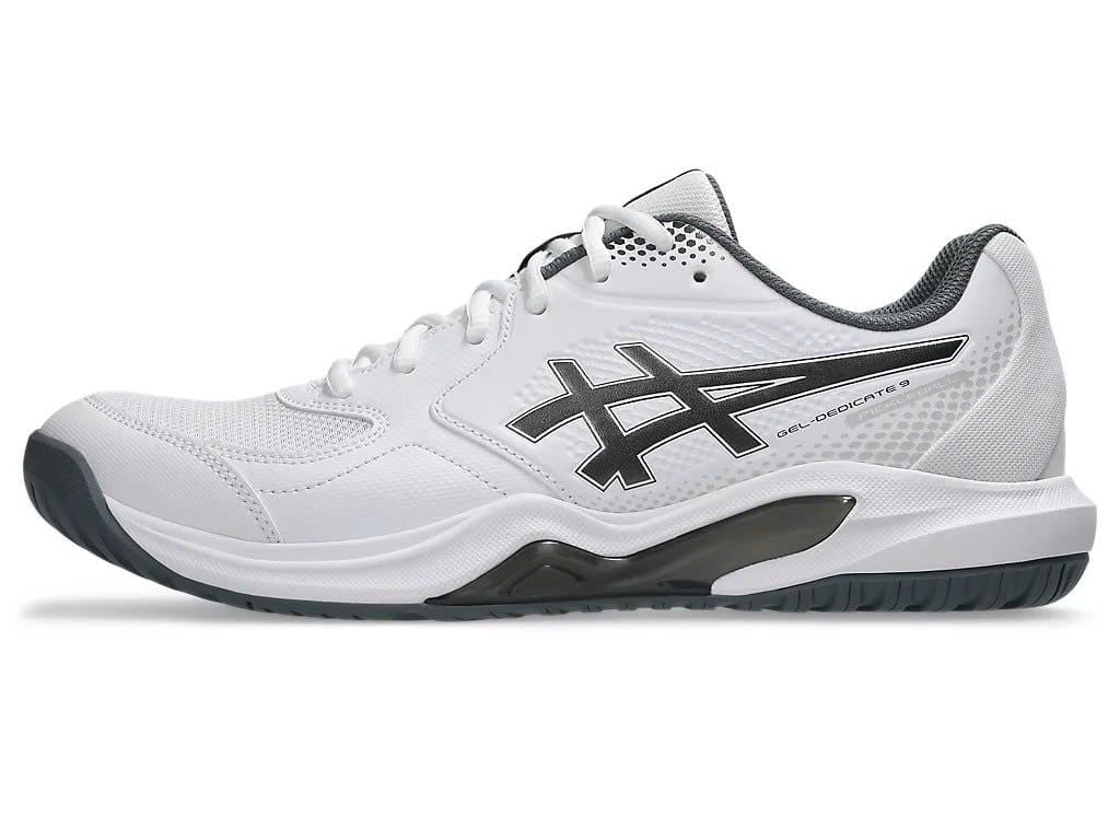  Giày ASICS GEL-DEDICATE 9 White/Gunmetal 1041A545-100 