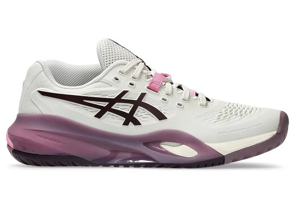  Giày ASICS GEL-RESOLUTION X Soft Oat/Dark Aubergine 1042A279-250 