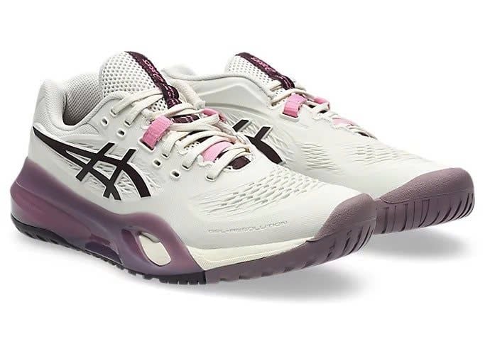  Giày ASICS GEL-RESOLUTION X Soft Oat/Dark Aubergine 1042A279-250 