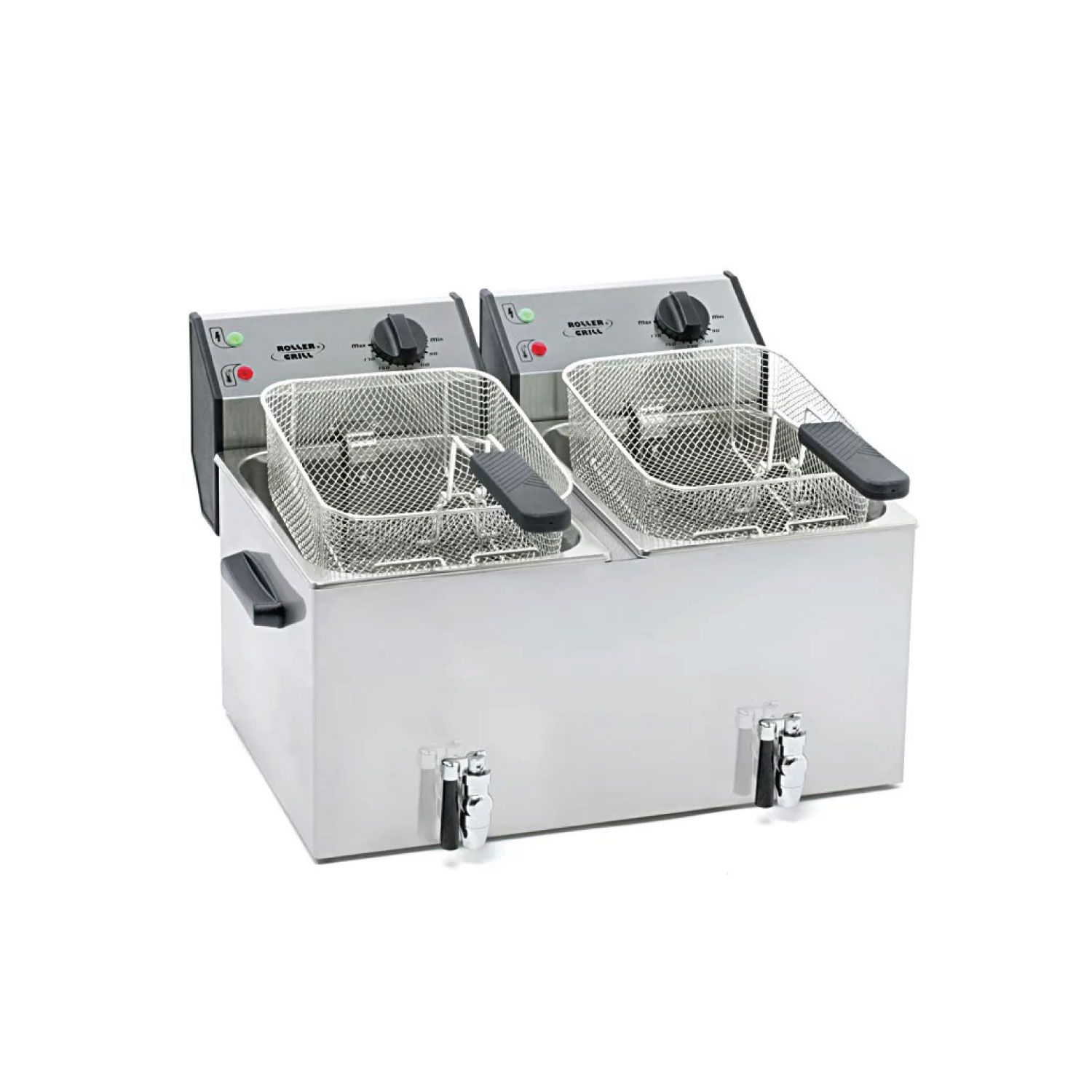 Electric Deep Fryer With 2 Tanks (2x8L) | Roller Grill