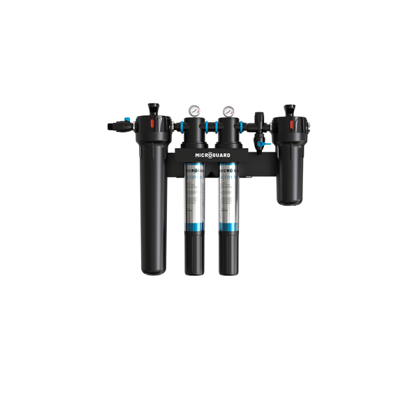 Microguard Highflow Twin Manifold + Post Filter | PENTAIR EVERPURE