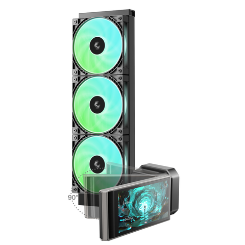Tản nhiệt nước AIO DeepCool LT360 VISION ARGB Đen/Black