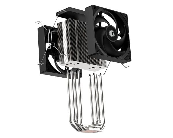 Tản nhiệt khí ID-COOLING SE-414-XT Đen