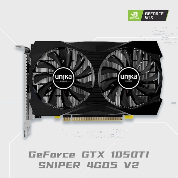 Card màn hình NVIDIA GeForce GTX 1050Ti Unika Blizzard | 4GB GDDR5, 768 CUDA, 300W