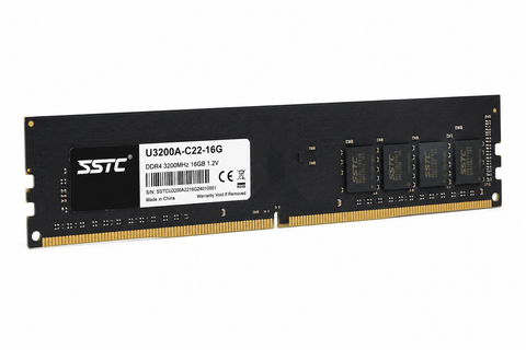 RAM SSTC (U3200A-C22) KHÔNG TẢN NHIỆT 16G (1x16GB) 3200MHz DDR4 BLACK