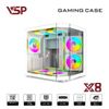 Vỏ Case VSP X8 - MATX - Trắng/White