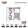 Vỏ Case VSP X8 - MATX - Trắng/White