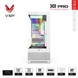 Vỏ case VSP X3 Pro Monitor Gamer Edition Trắng/White | ATX