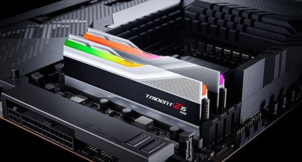RAM GSKILL TRIDENT Z5 RGB 96G (2x48GB) 6400MHz DDR5 SILVER