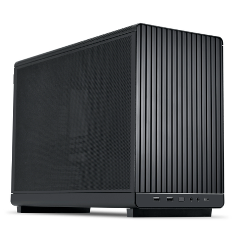 Case Lian Li A3 mATX Black (Mặt gỗ trước)