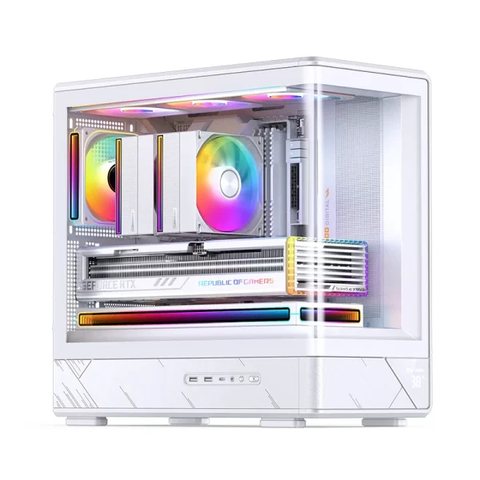 Vỏ case Jonsbo D200 Trắng/White | M-ATX