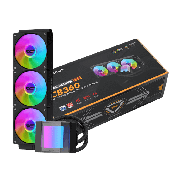 Tản nhiệt nước AIO DarkFlash CB360 ARGB Đen/Black