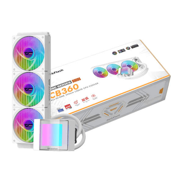 Tản nhiệt nước AIO DarkFlash CB360 ARGB Trắng/White
