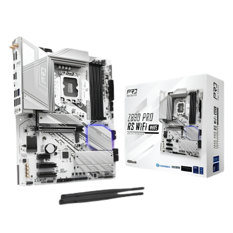 Mainboard Z890 ASRock Pro RS DDR5 WIFI (Trắng/White)