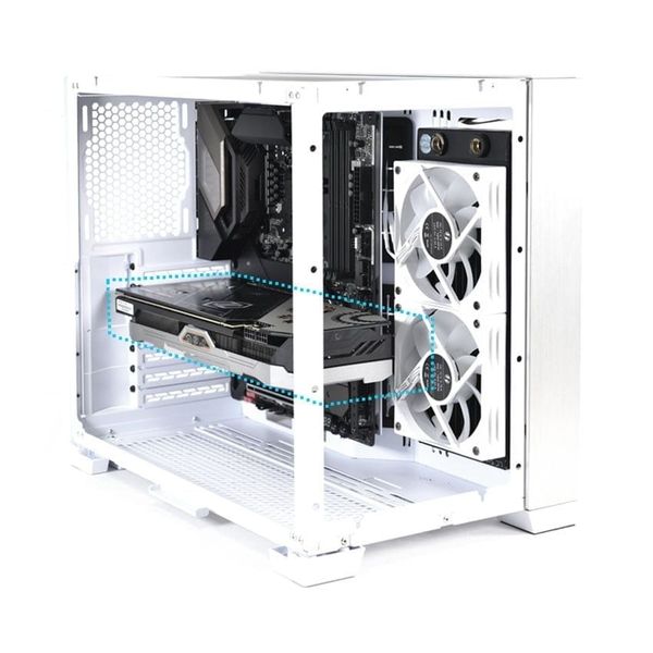 Case Lian Li PC-O11 Dynamic Mini Snow ATX White