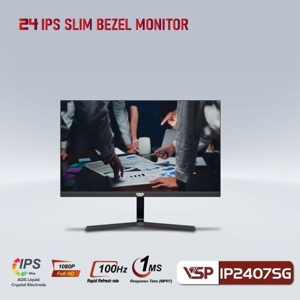 Màn hình VSP IP2407SG 24 inch IPS 100Hz Full HD Phẳng