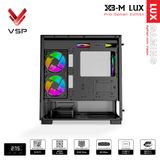Vỏ Case VSP Aqual X3-M Lux Đen/Black | Micro-ATX