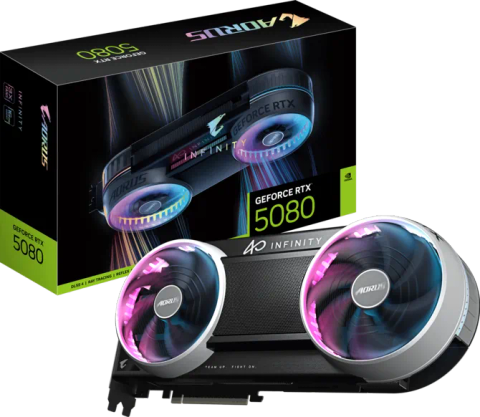 VGA Gigabyte GeForce RTX 5080 AORUS INFINITY 16G