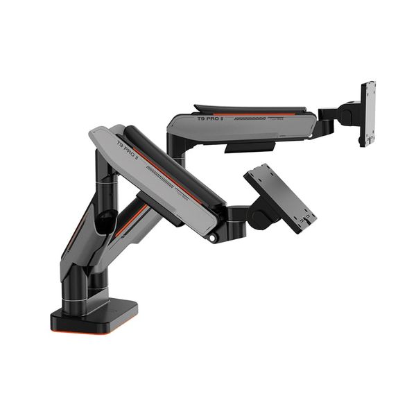 Giá treo màn hình HumanMotion T9 Pro II Dual (Đôi/Xám)
